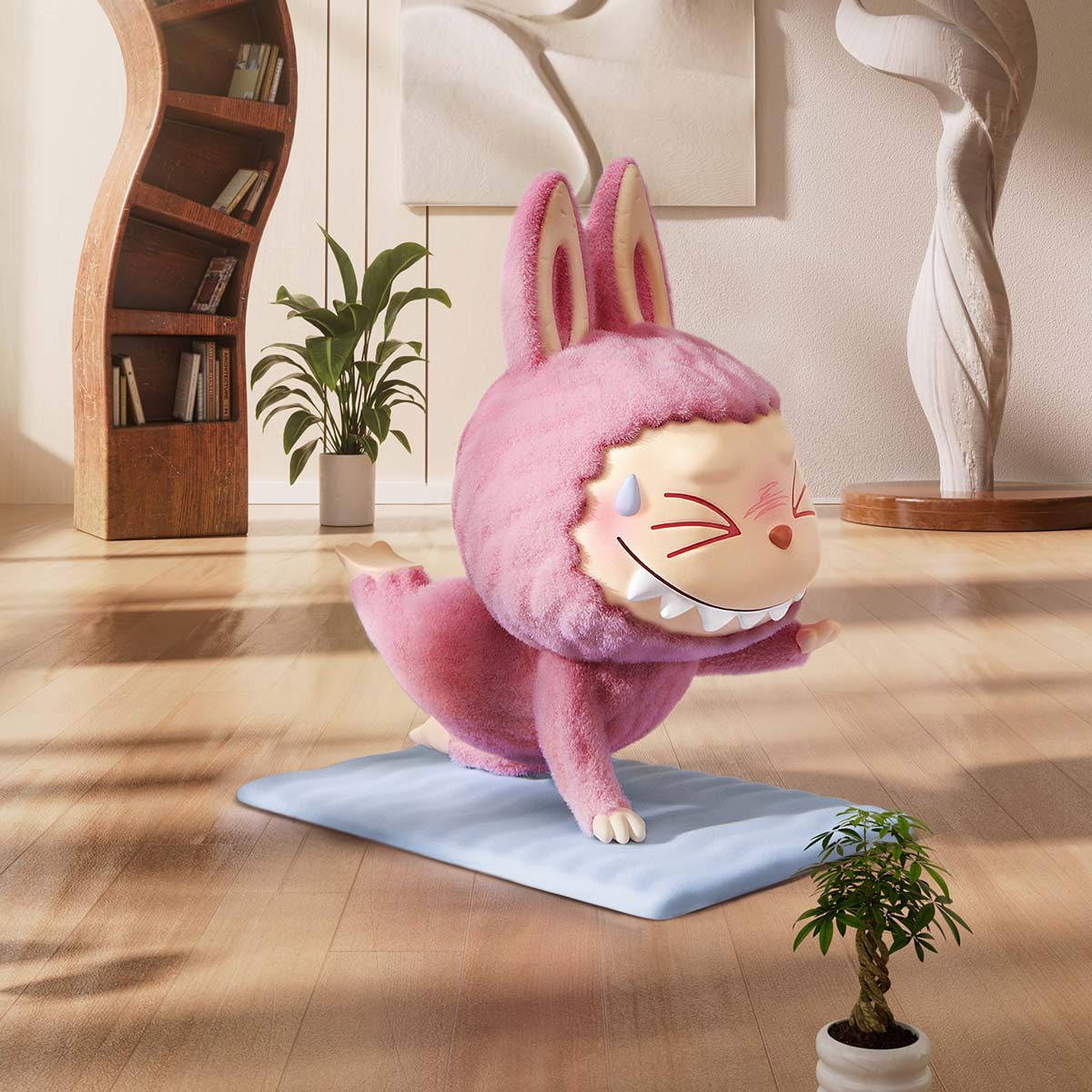 THE MONSTERS Lazy Yoga Series Figures