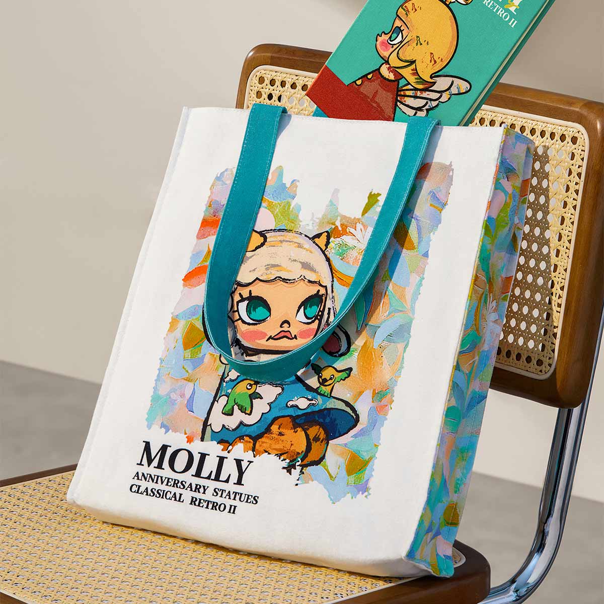 MOLLY Anniversary Statues Classical Retro 2 Series-Canvas Bag - Sac en toile