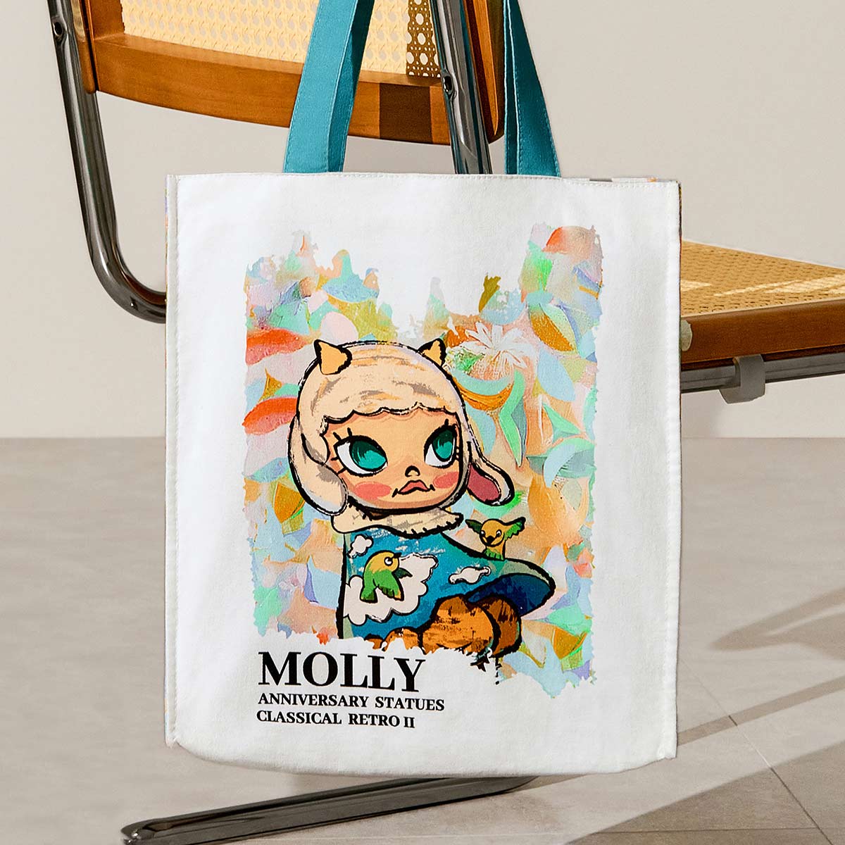 MOLLY Anniversary Statues Classical Retro 2 Series-Canvas Bag - Sac en toile