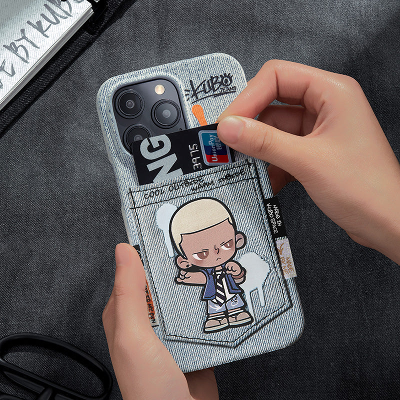 KUBO JEANS SERIES-Phone Case Coque pour iPhone 15 Pro Max