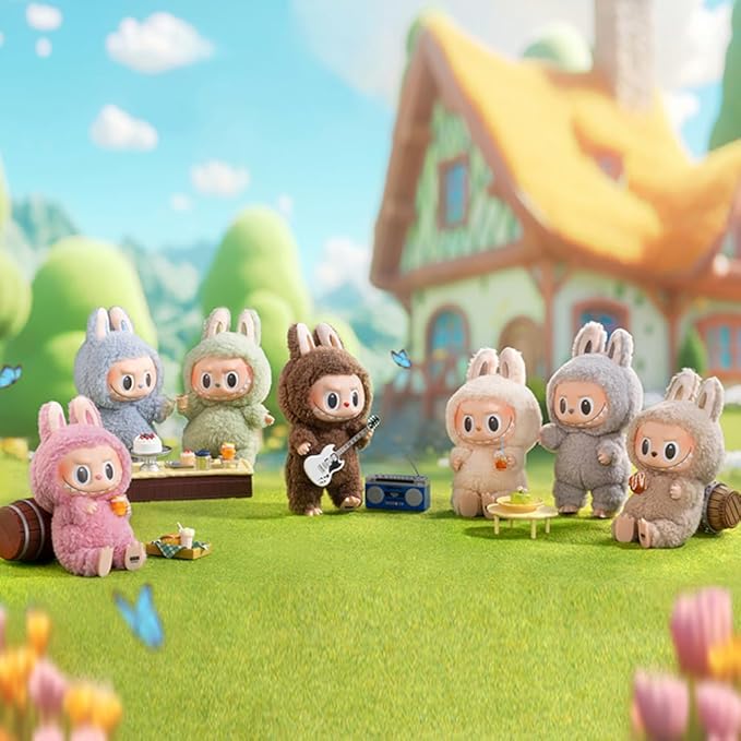 Labubu Boîte Mystère Visage Vinyle Macaron