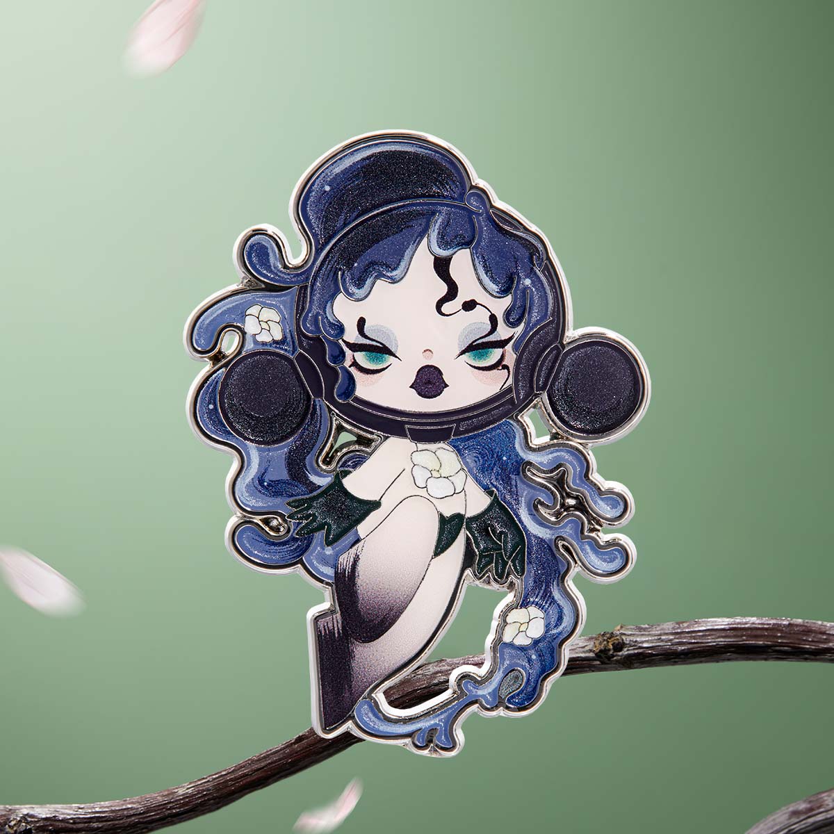 SKULLPANDA The Ink Plum Blossom Series-Badge Blind Box