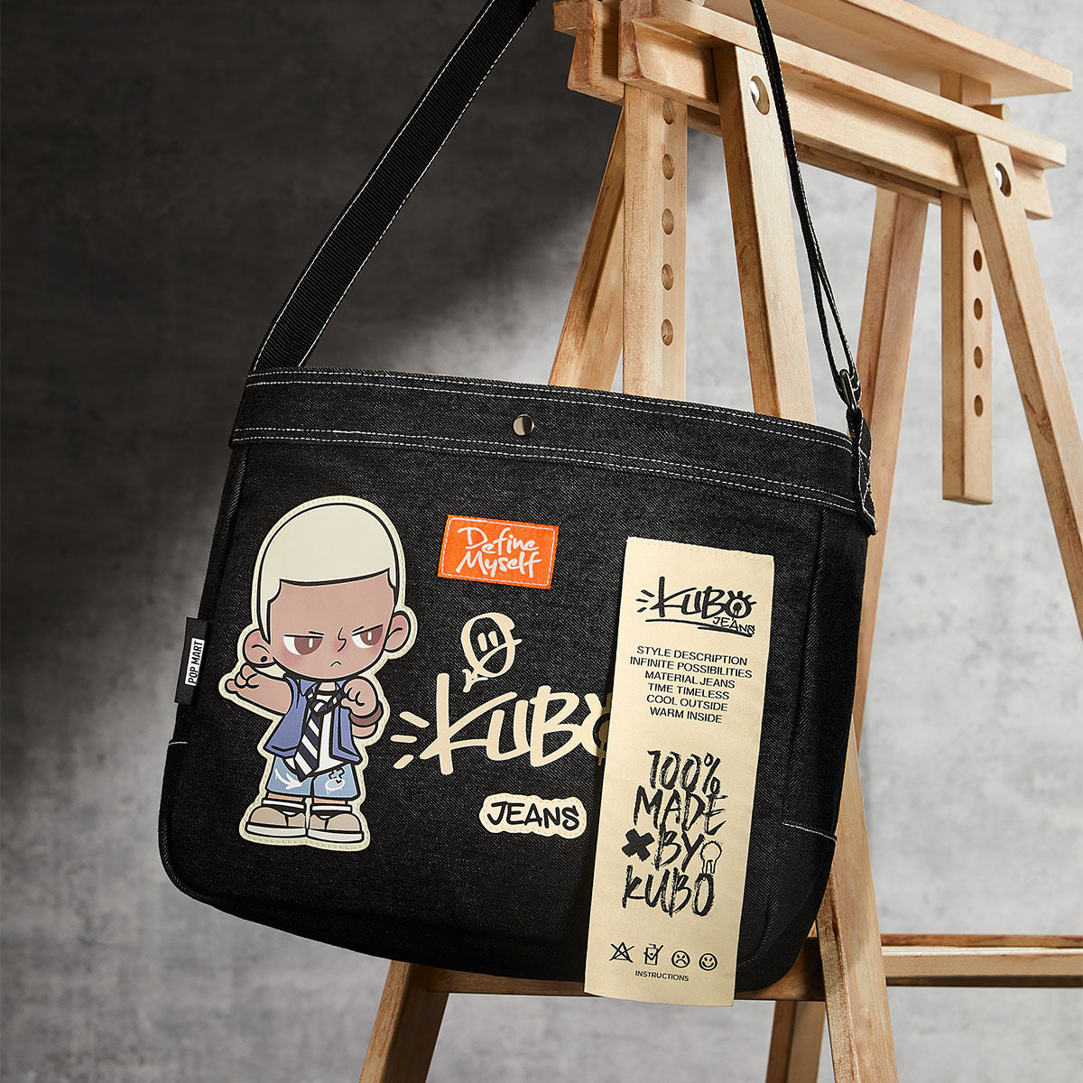 KUBO JEANS SERIES-Messenger Bag